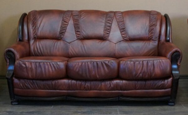 Skórzana sofa 3 osobowa Milano 100% skóra naturalna