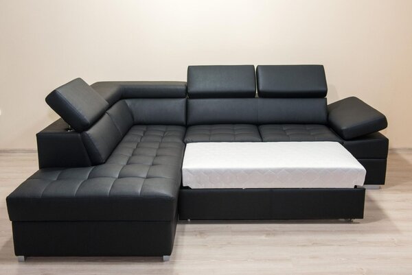 Narożnik INFINITY II 230/300 cm rozkładany z regulowanymi zagłówkami