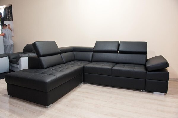 Narożnik INFINITY II 230/300 cm rozkładany z regulowanymi zagłówkami