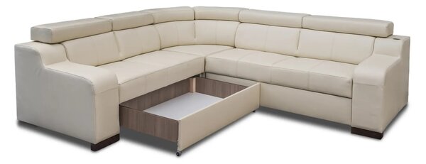 Narożnik LONDYN IV 240/270 cm rozkładany z regulowanymi zagłówkami