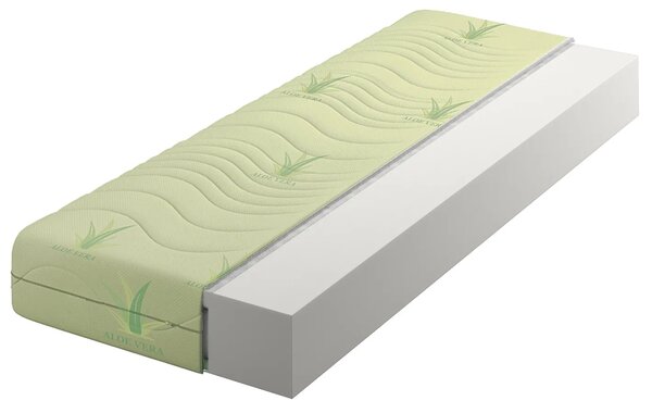 Materac piankowy z pokrowcem aloe vera 160x200 F4-P86