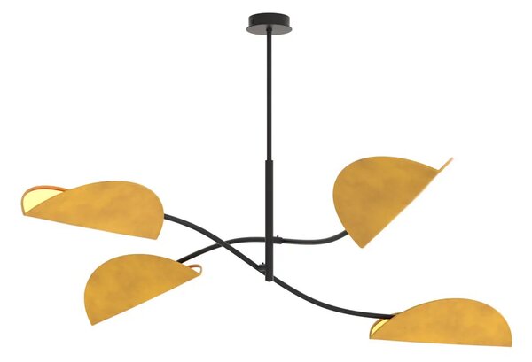 Stylowy pomarańczowy wiszący żyrandol K3-P32