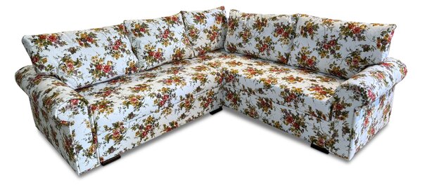 Narożnik rozkładany, kanapa narożna 220/220 cm AMELIA II tkanina Premium