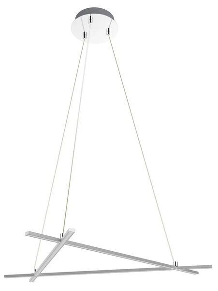 Nowoczesna srebrna lampa wisząca R1-L03
