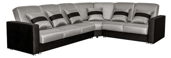 Narożnik wersalkowy CARACAS 300/240 cm funkcja spania 2x schowek