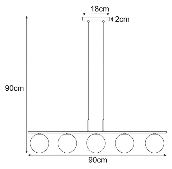 Wisząca beżowa lampa D2-F28