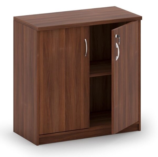 Szafka biurowa MIRELLI, 800 x 400 x 800 mm, orzech