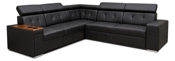Narożnik skórzany, kanapa narożna 280/260 cm Tulum XVIII 1x relax elektryczny