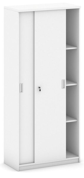 Szafa przesuwna MIRELLI, 800 x 400 x 1800 mm, biały