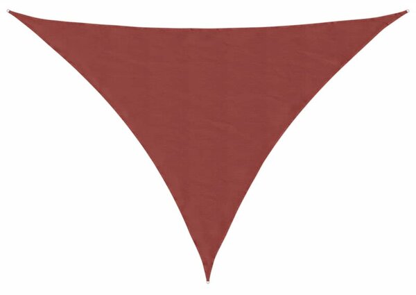 Żagiel przeciwsłoneczny terakota 7x5x5 m 100% poliester oxford