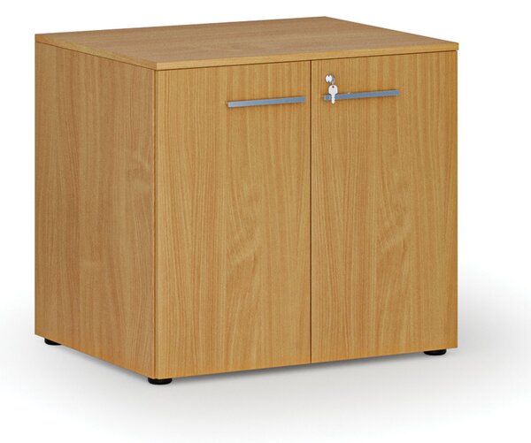 Szafa biurowa z drzwiami PRIMO WOOD, 800 x 640 x 735 mm, buk