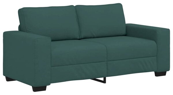 Sofa 2-osobowa, ciemnozielona, 180x77x82 cm, tkaninÄ