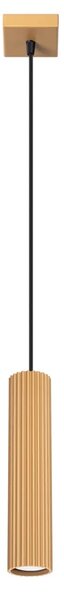 Złota pojedyńcza lampa wisząca - D296 R9-F76