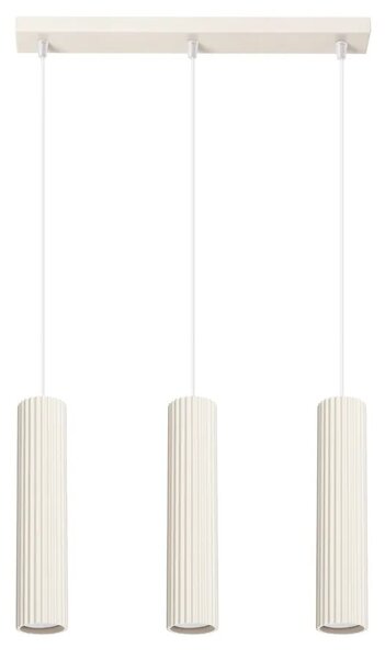 Potrójna beżowa lampa wisząca - D298 A0-F93