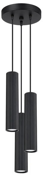 Elegancka czarna lampa wisząca - D299 N8-T86