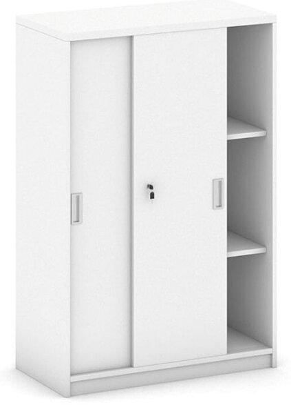 Szafa przesuwna MIRELLI, 800 x 400 x 1200 mm, biały