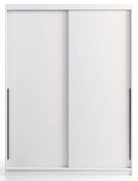 Biała dwudrzwiowa szafa przesuwna 160 cm S9-B09