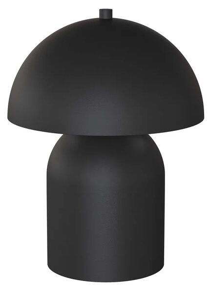 Nowoczesna czarna lampka nocna w kształcie grzybka P3-E76