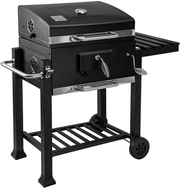 Węglowy grill z pokrywką na kółkach G1-A82