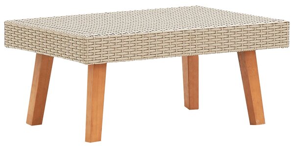 Beżowy minimalistyczny stolik ogrodowy F9-F84