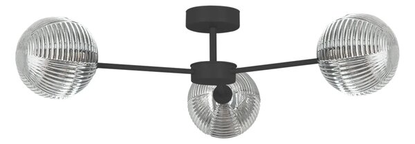 Sufitowa lampa grafitowo-beżowa R8-N24