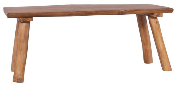 Ławka ogrodowa, 120 cm, lite drewno tekowe
