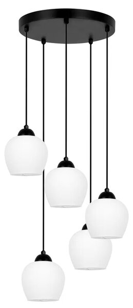 Lampa wisząca z kloszami biała Z1-L65