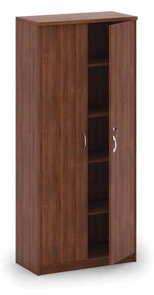 Szafa biurowa MIRELLI, 800 x 400 x 1800 mm, orzech