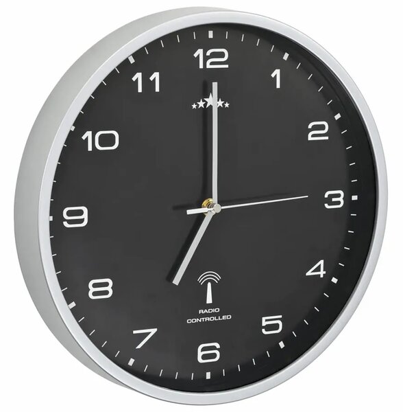 Klasyczny czarny zegar wiszący 31 cm M0-N49