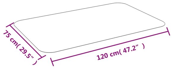 Mata zabezpieczająca pod fotel 75x120 E3-H23