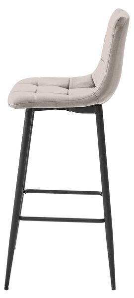 Hoker ARCETO VELVET z czarnymi nogami, beżowa