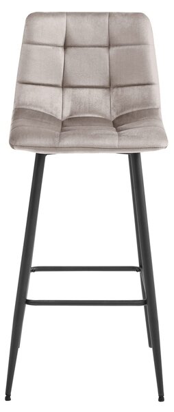 Hoker ARCETO VELVET z czarnymi nogami, beżowa