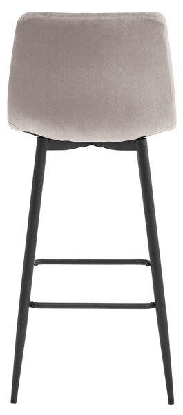 Hoker ARCETO VELVET z czarnymi nogami, beżowa
