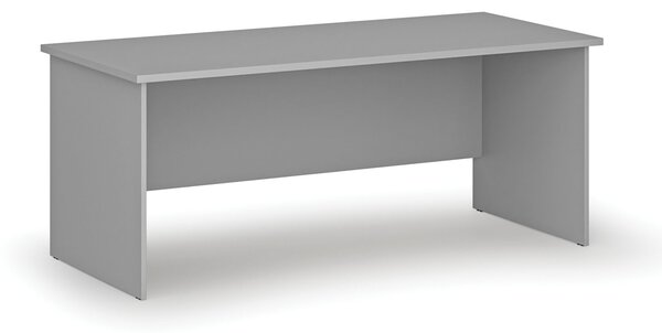 Biurko PRIMO GRAY, 180x80 cm, szare