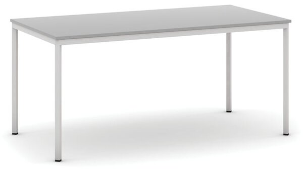 Stół jadalniany, 160x80 cm, szara podstawa, szary