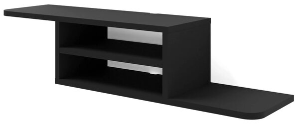 Czarna Wisząca Półka Pod Tv P6-H51