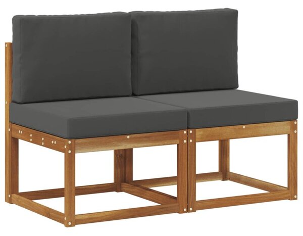 Meble ogrodowe z litego drewna akacjowego z poduszkami - nowoczesny design i komfort