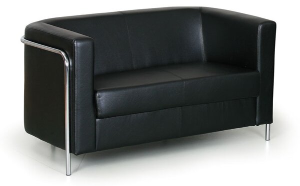 Sofa CLUB, 2-miejscowa, czarna
