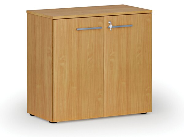 Szafa biurowa z drzwiami PRIMO WOOD, 800 x 420 x 740 mm, buk