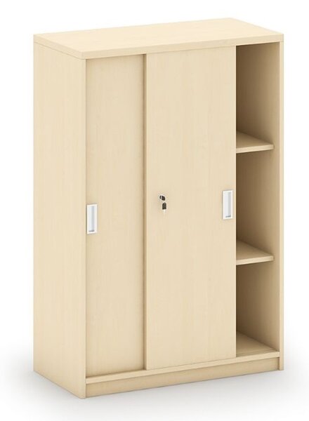 Szafa przesuwna MIRELLI, 800 x 400 x 1200 mm, brzoza
