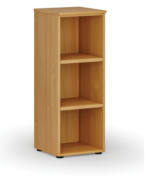 Regał biurowy PRIMO WOOD, 400 x 420 x 1087 mm, buk