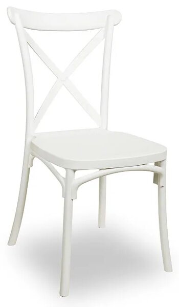 Białe krzesło stołowe w stylu chiavari W5-E77