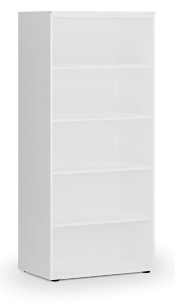 Regał biurowy PRIMO WHITE, 800 x 500 x 1781 mm, biały