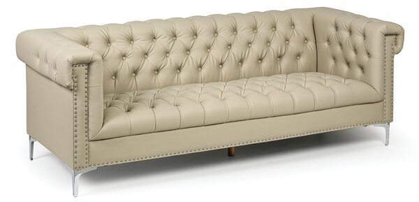 Sofa RICK, trzyosobowa, beżowa