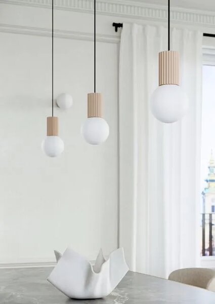 Nowoczesna lampa wisząca taupeC7-B71