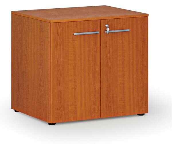 Szafa biurowa z drzwiami PRIMO WOOD, 800 x 640 x 735 mm, wiśnia