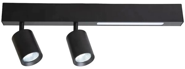 Czarna nowoczesna lampa sufitowa - K580- C7-S15