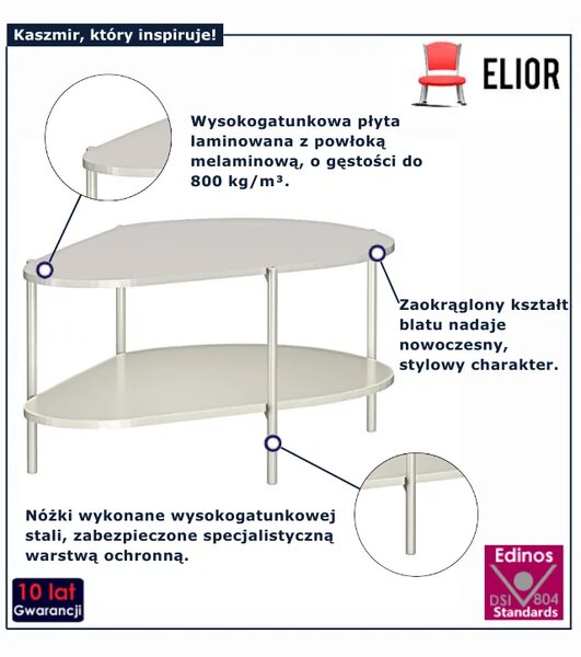 Elegancki stolik kawowy kaszmir P6-H90
