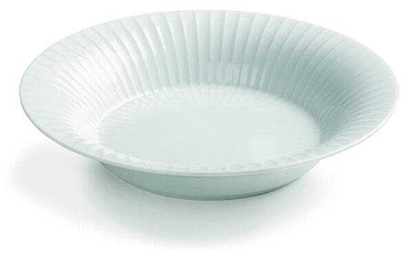 Biały porcelanowy głęboki talerz Kähler Design Hammershoi, ⌀ 21 cm