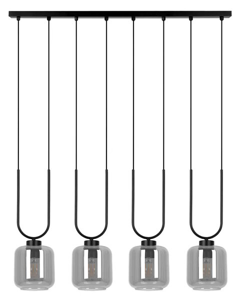 Wisząca szeroka lampa grafitowa L1-L77